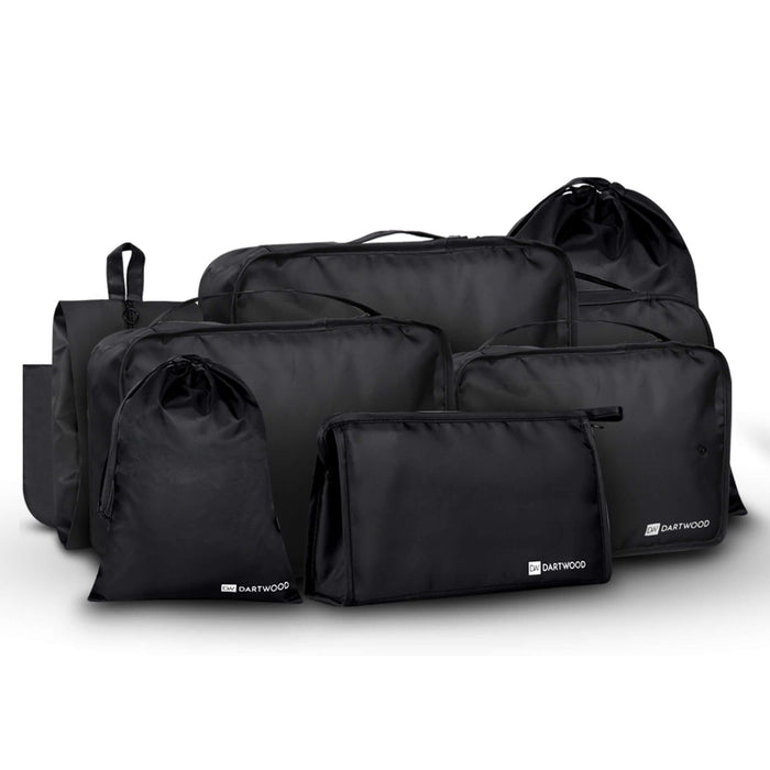 Dartwood Compression Packing Cubes | Suitcase Organizer | 9-Piece Set