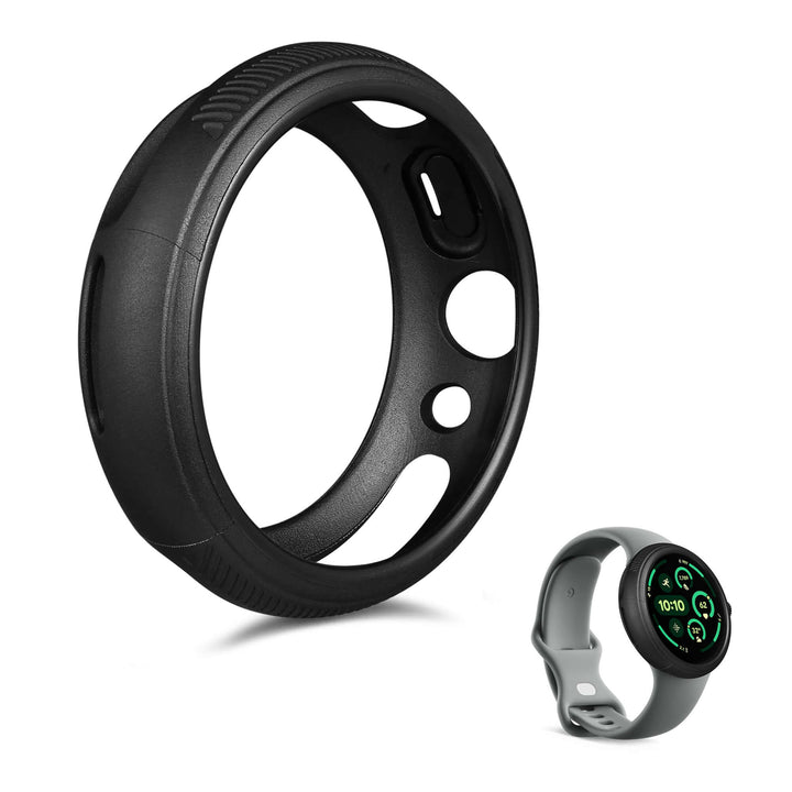 Wasserstein Protective Case for Pixel Watch 3 | Ultra-Thin, Snap-On Rubber| Made for Google