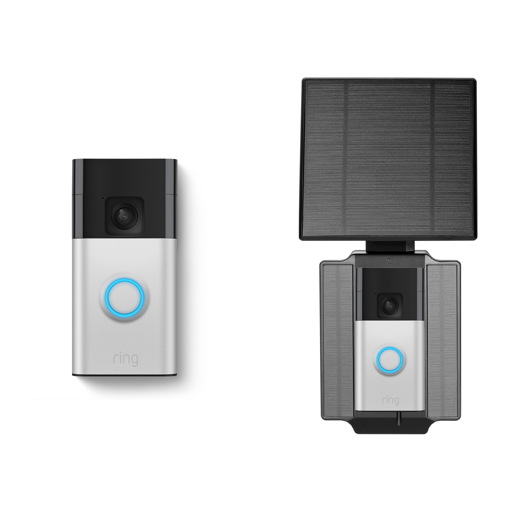 Ring Battery Doorbell (2024 Release) + Wasserstein Universal Solar