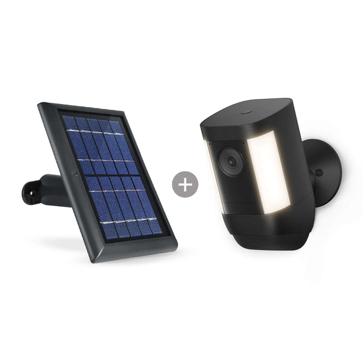 Ring Spotlight Cam Pro (Battery) + Wasserstein Solar Panel Bundle