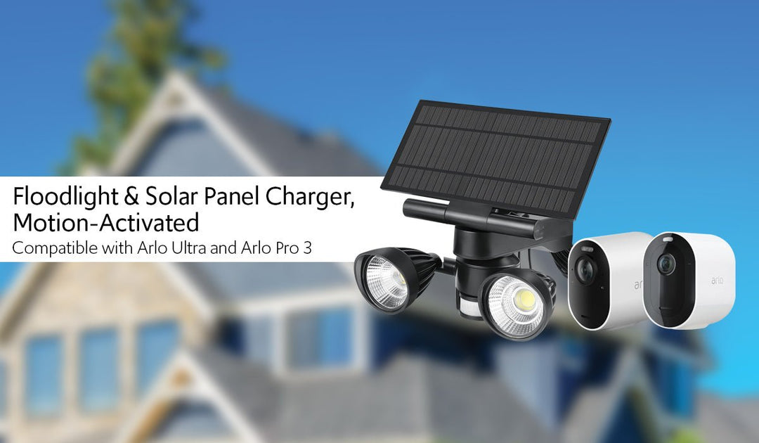 Introducing Wasserstein Motion-Activated Floodlight & Solar Panel Charger