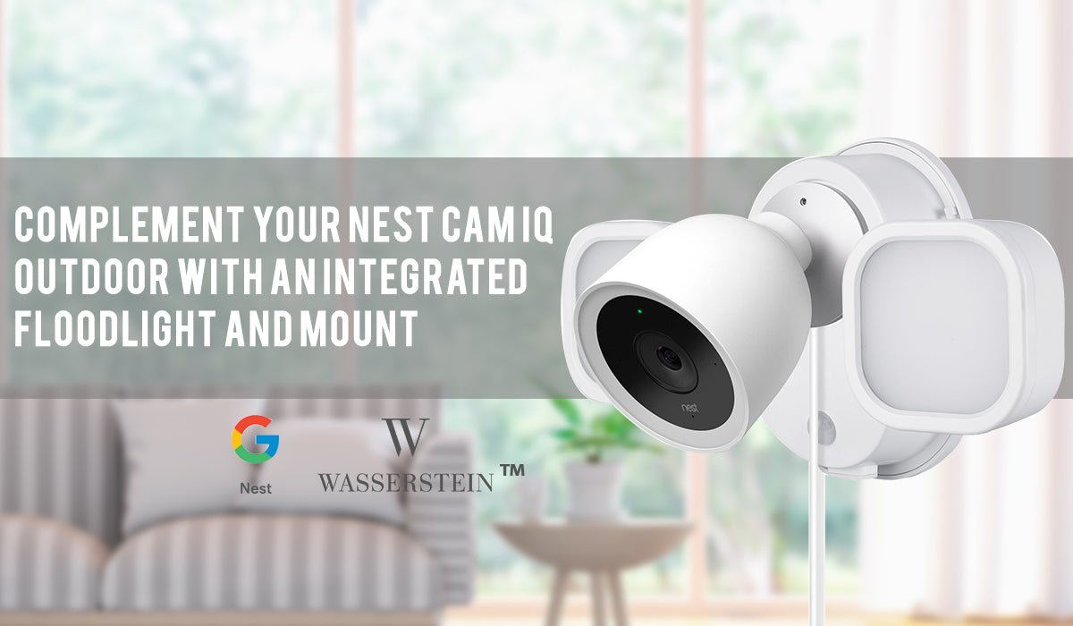 Complement Your Nest Cam IQ Outdoor with an Integrated Floodlight and Mount