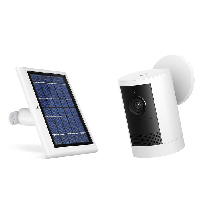 Ring Outdoor Cam 2K (Battery, 2nd Gen) + Wasserstein Solar Panel Bundle