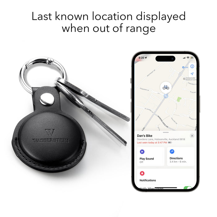 Wasserstein WTag Bluetooth Tracker - MFi Certified - Works with Apple Find My (Not Compatible with Android)