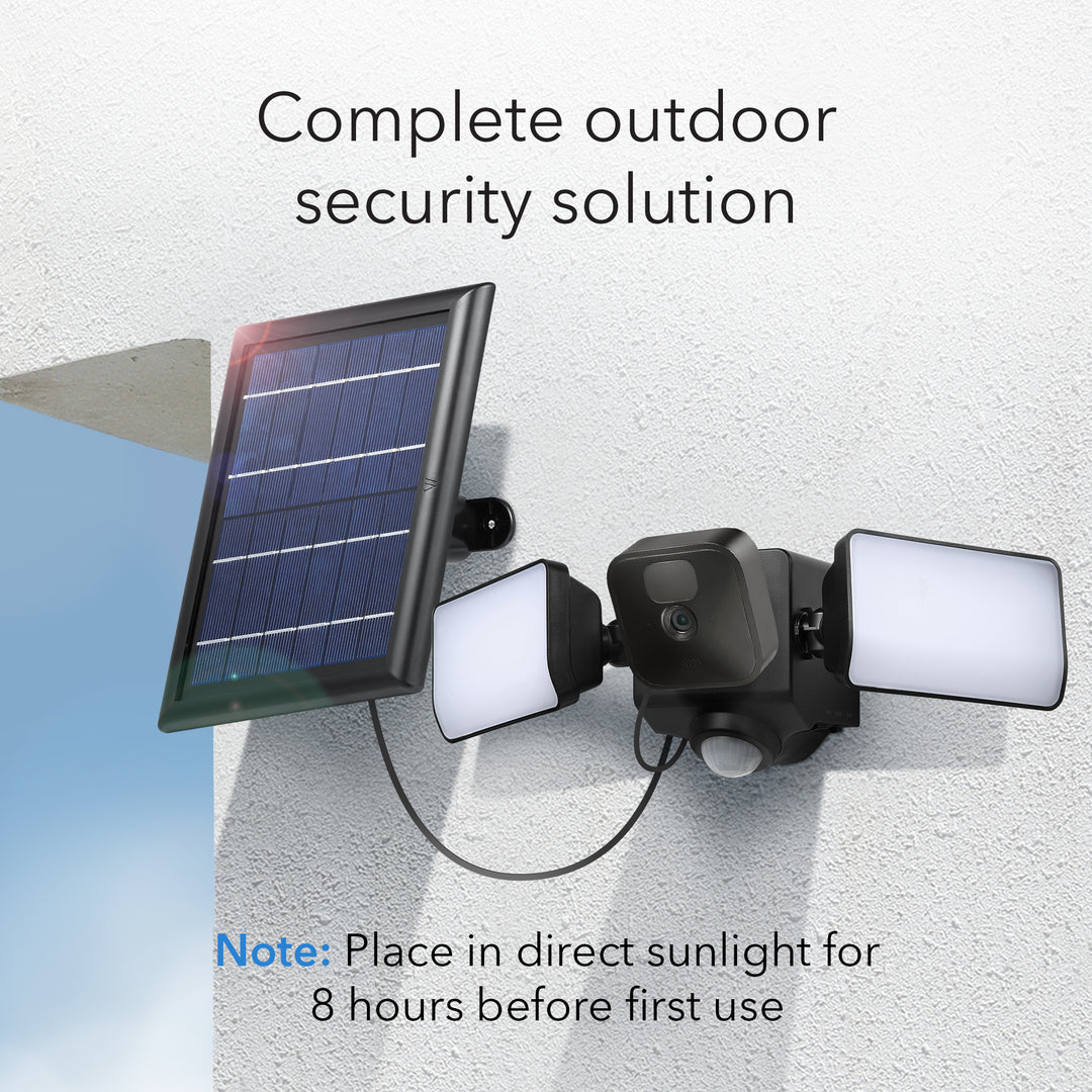 Wasserstein Blink Floodlight & Solar Panel Charger for Blink Outdoor 4 &3 / XT2
