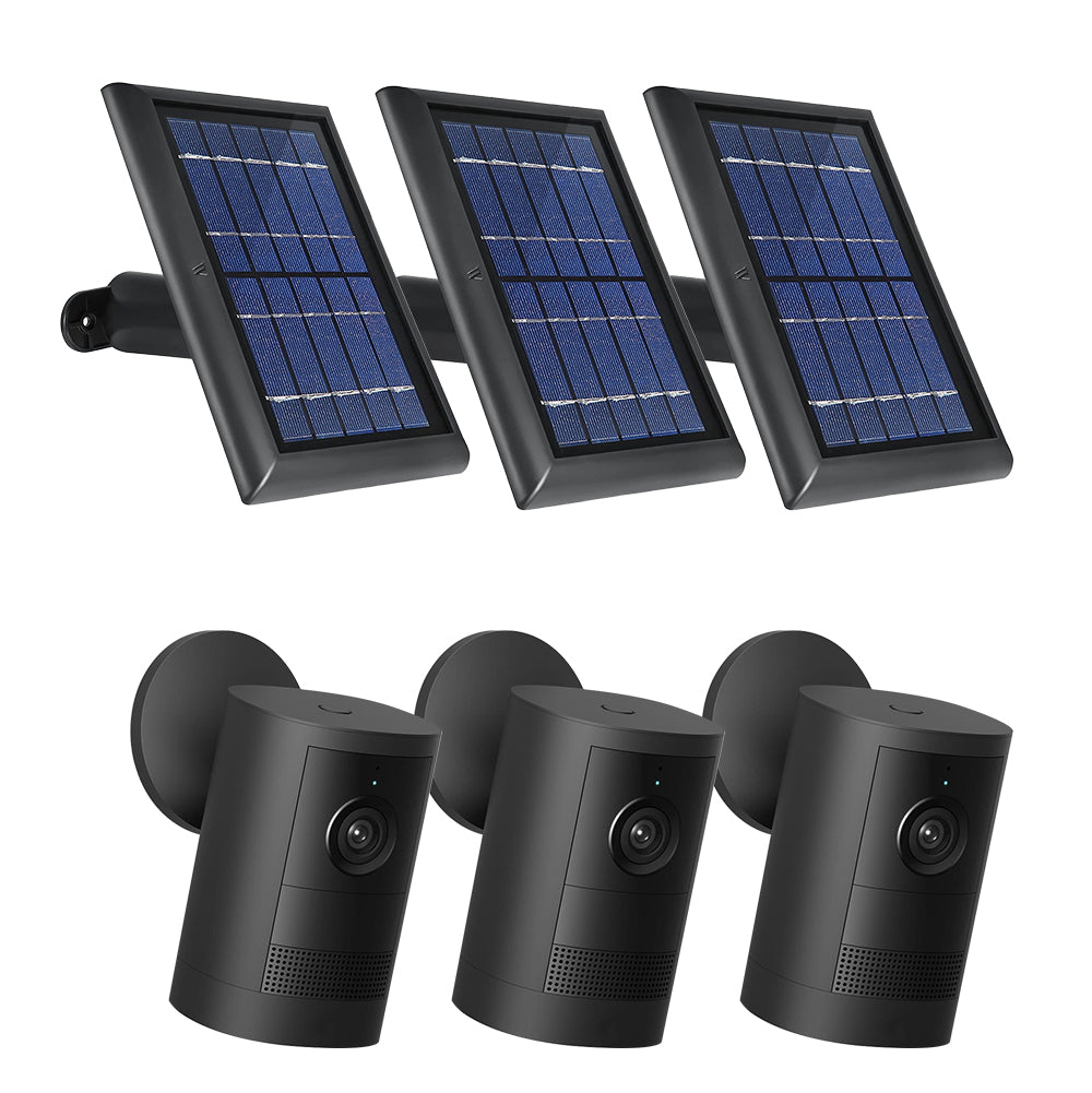 Ring Outdoor Cam 2K (Battery, 2nd Gen) + Wasserstein Solar Panel Bundle
