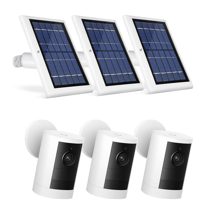Ring Outdoor Cam 2K (Battery, 2nd Gen) + Wasserstein Solar Panel Bundle