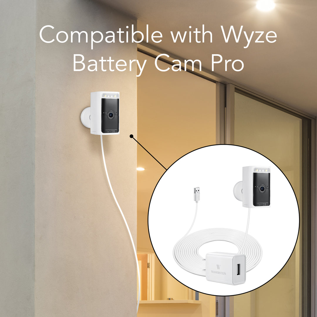Wasserstein Power Adapter for Wyze Battery Cam Pro