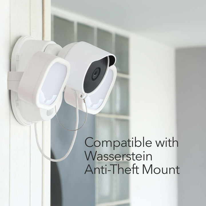 Google Nest Cam (Battery) + Wasserstein 3-in-1 Charger, Floodlight & Mount Bundle | Made for Google