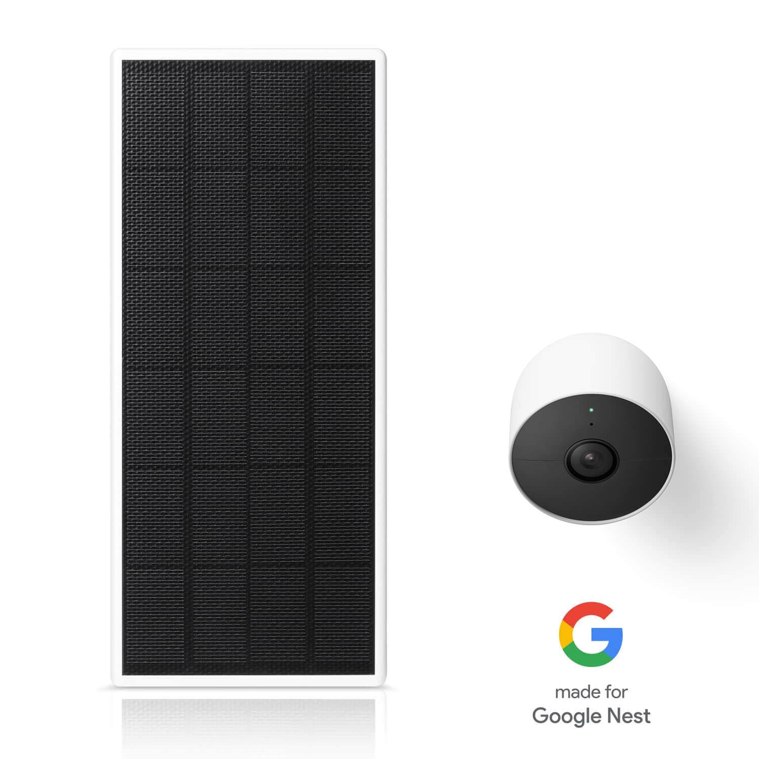 Wasserstein ソーラーパネル(Google Nest Cam 用 2個 Wasserstein Solar Panel for Google Nest Cam (Battery