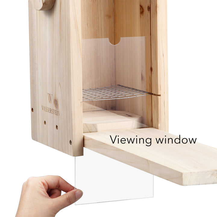 Wasserstein Wooden Birdhouse for Blink Outdoor 3/4 and Ring Stick Up Cam