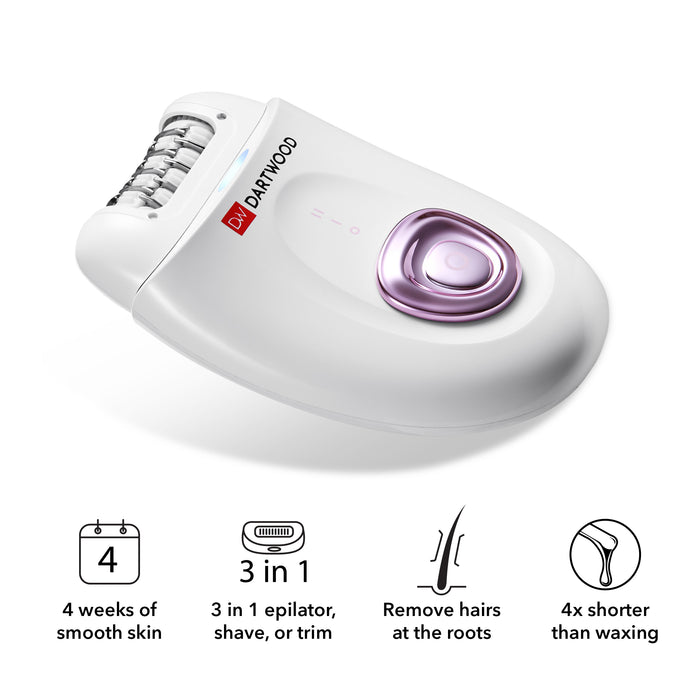 Dartwood Cordless Epilator | 2-Speed Hair Removal | Rechargeable