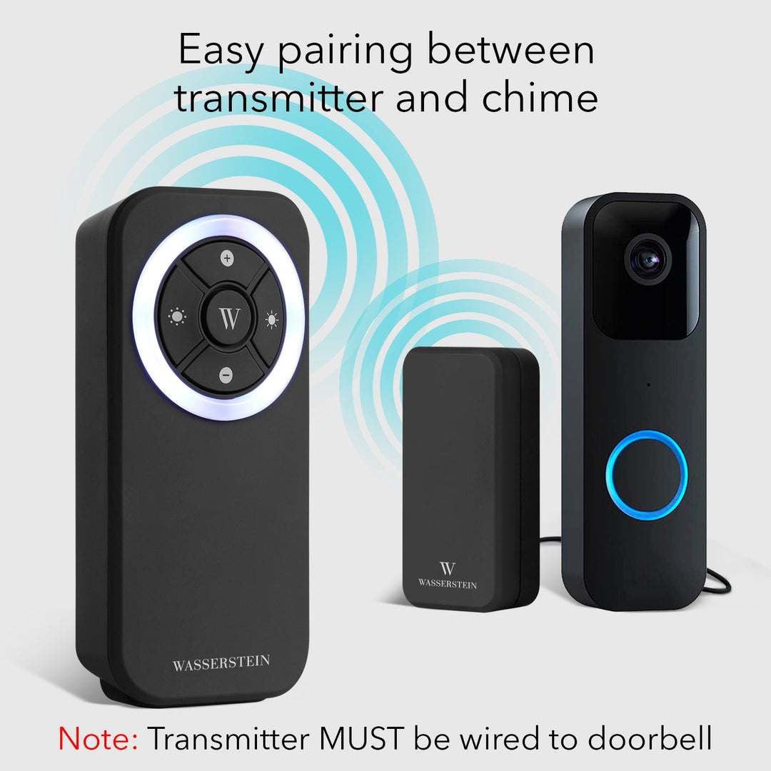 Blink Doorbell Chime (Wireless, 1 Pack, Black) - Wasserstein Home
