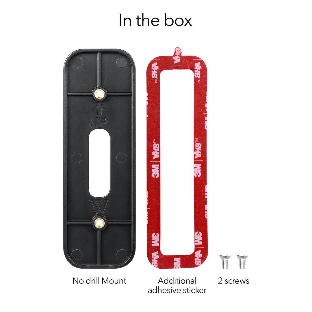 Wasserstein Wall Mount for Blink Video Doorbell 1st Gen & 2nd Gen | No Drill Installation