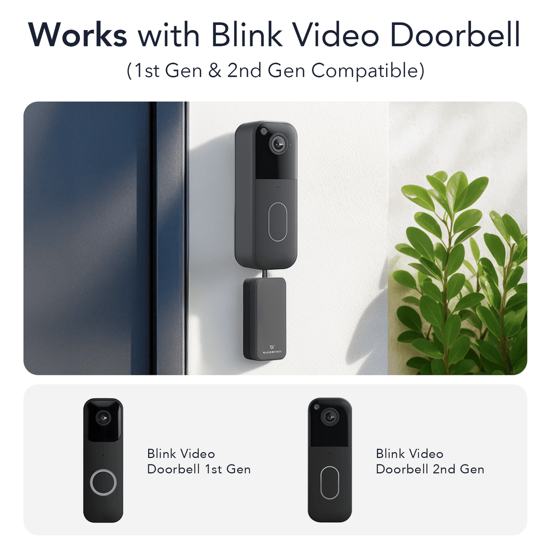 Wasserstein Doorbell Chime for Blink Video Doorbell (1st Gen & 2nd Gen)