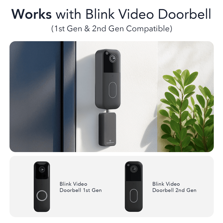 Wasserstein Doorbell Chime for Blink Video Doorbell (1st Gen & 2nd Gen)