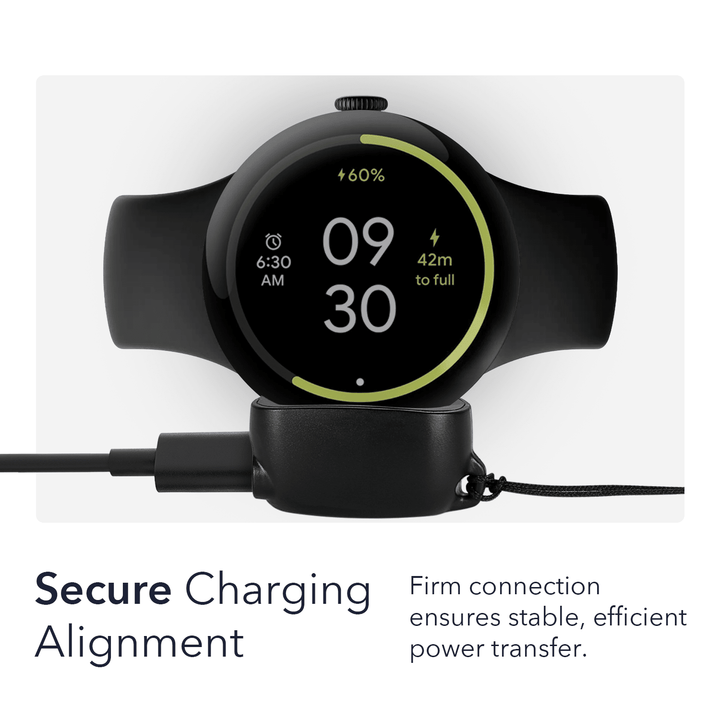 Wasserstein On-the-Go Charger for Google Pixel Watch 4 (41mm & 45mm) | Made for Google