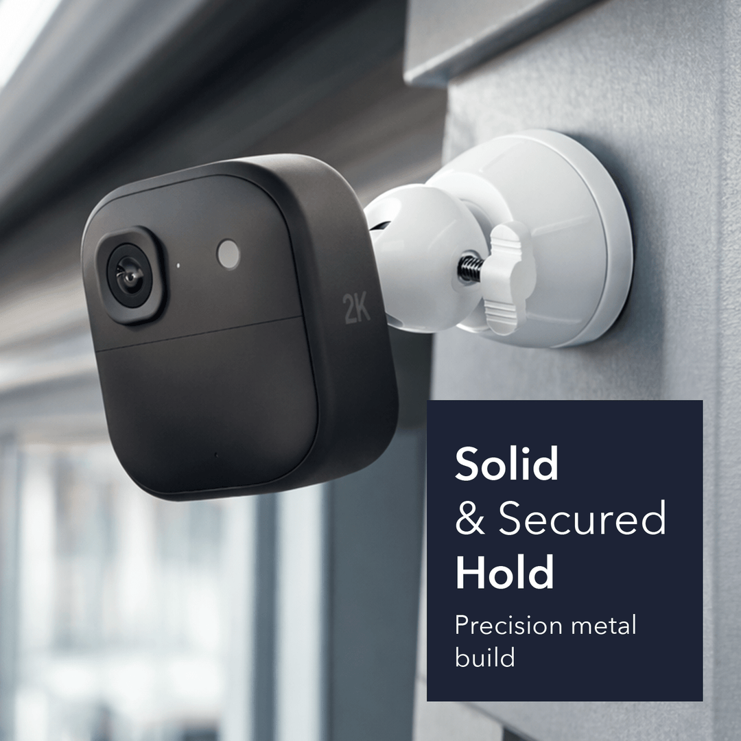 Wasserstein Camera Mount for Blink Outdoor/XT/XT2, Ring Stick Up Cam Battery/Wired, Ring Outdoor Cam Plus, Arlo Essential Spotlight/Pro 3/4/Ultra/Ultra 2, eufyCam 2/Pro - 360° Swivel (2-pack)