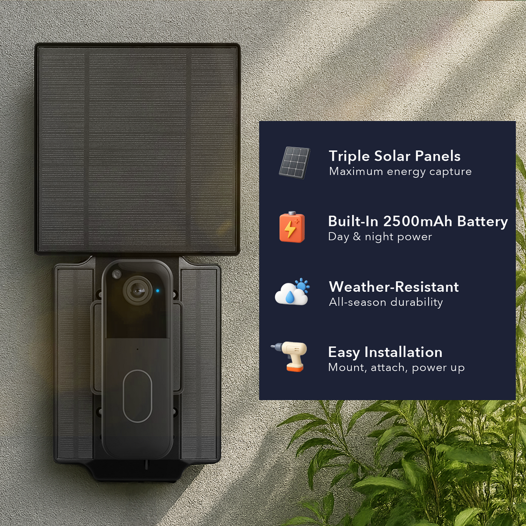 Wasserstein Solar Charger for Blink Video Doorbell (2nd Gen)