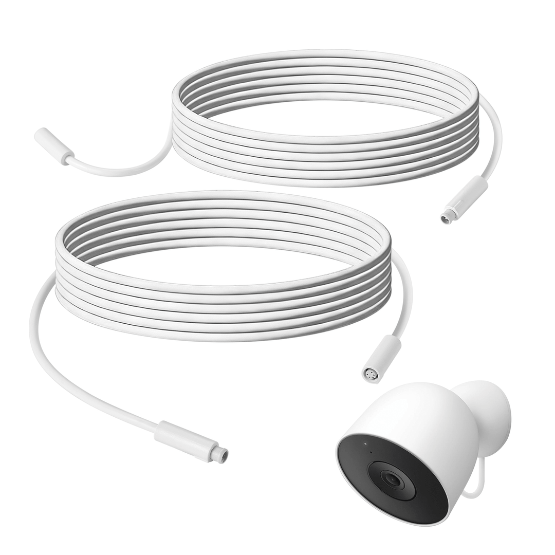 Wasserstein 18ft Cord for Google Nest Cam Outdoor (Wired, 2nd Gen)