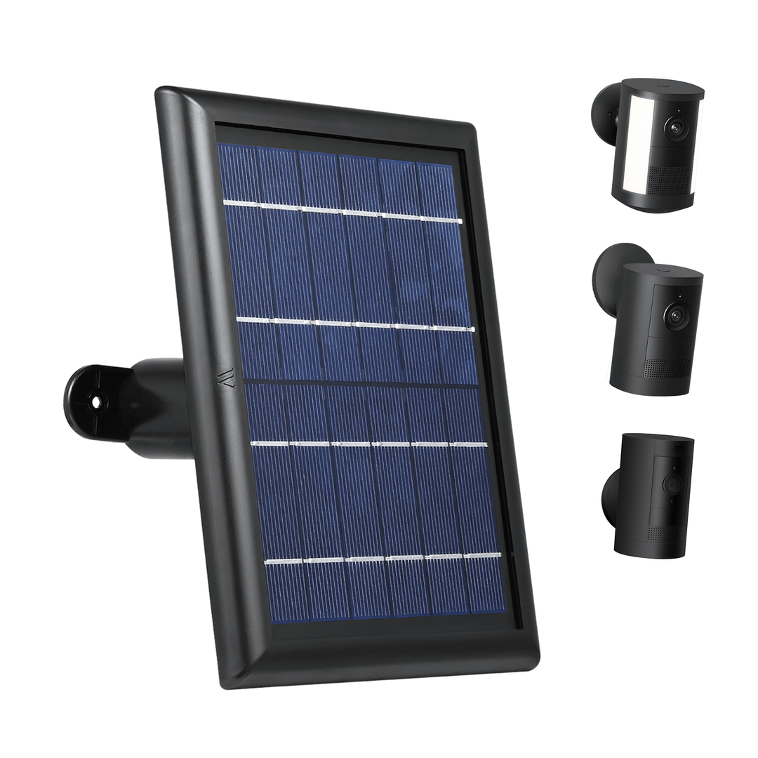 Wasserstein Solar Panel for Ring Battery-Powered-Security Cam, Spotlight Cam 2K (2nd Gen)/Plus/Pro,  Outdoor Cam 2K (2nd Gen)/Plus, Stick Up Cam/Pro