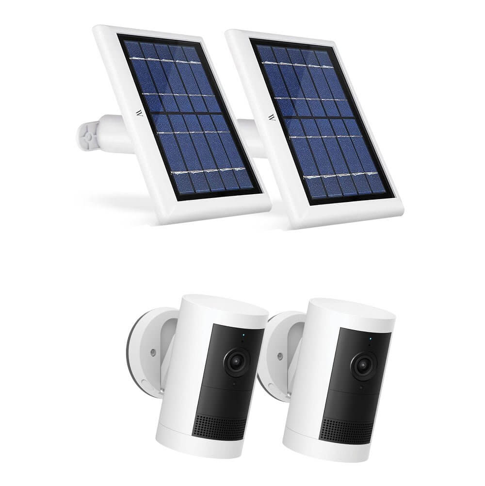 Ring Stick Up CamとSolar Panelのセット　おまけ付き Amazon.com : Solar Panel for Ring Camera, 3 Pack 4W Solar