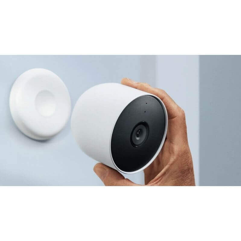 Google Nest Cam (Battery) + Wasserstein Anti-Theft Mount Bundle | Made for Google