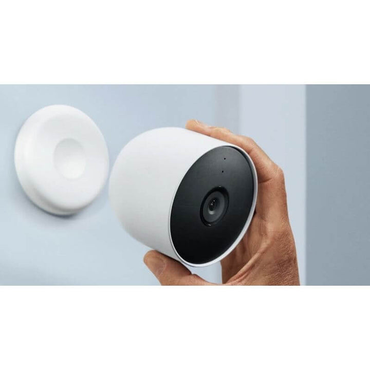 Google Nest Cam (Battery) + Wasserstein Anti-Theft Mount Bundle | Made for Google