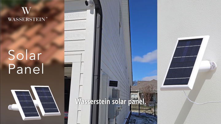 Wasserstein Arlo Solar Panel Charger for Arlo Ultra/Ultra 2, Arlo Pro 3/Pro 4/Pro 5S