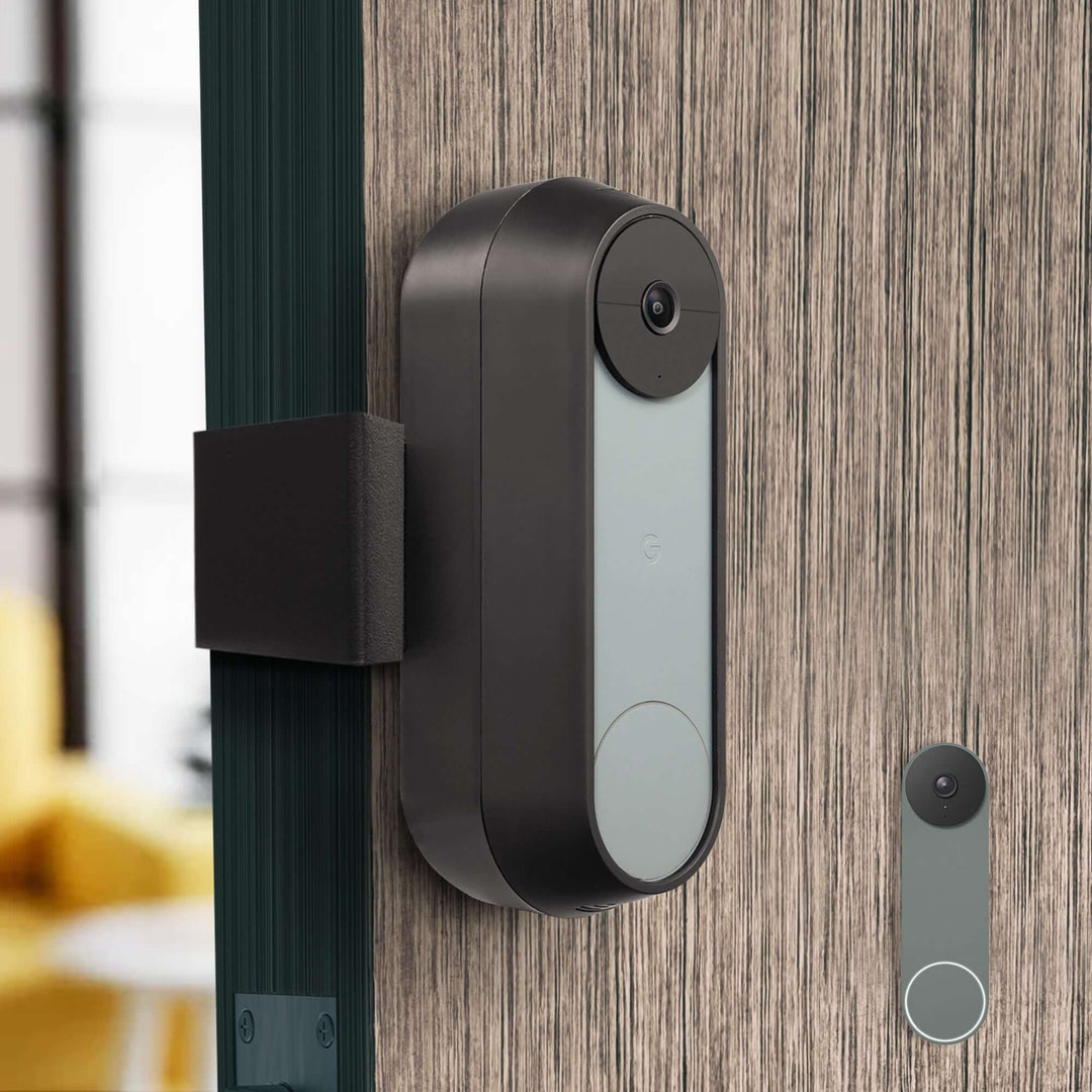 Wasserstein Anti-diefstalhouder compatibel met Google Nest Doorbell ( batterij) – deurbelhouder zonder boren ter bescherming van je Nest deurbel (zwart Wasserstein Anti-diefstalhouder compatibel met Google Nest Doorbell ( batterij) – deurbelhouder zonder boren ter bescherming van je Nest deurbel (zwart