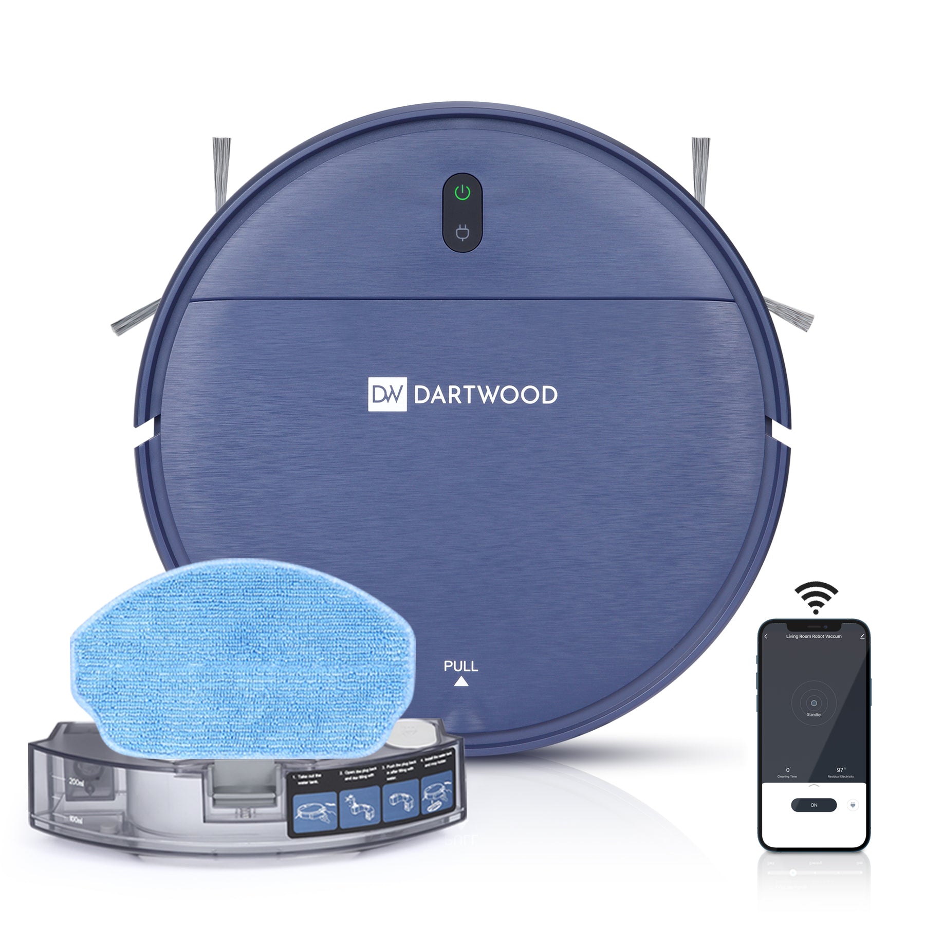 Cleaner – Wasserstein Home Smart Dartwood Vacuum Robot |