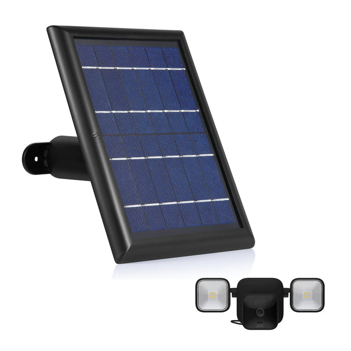 Wasserstein Solar Panel - Compatible with Blink Floodlight & Blink Outdoor Camera - Solar Power for your Blink Home Security System