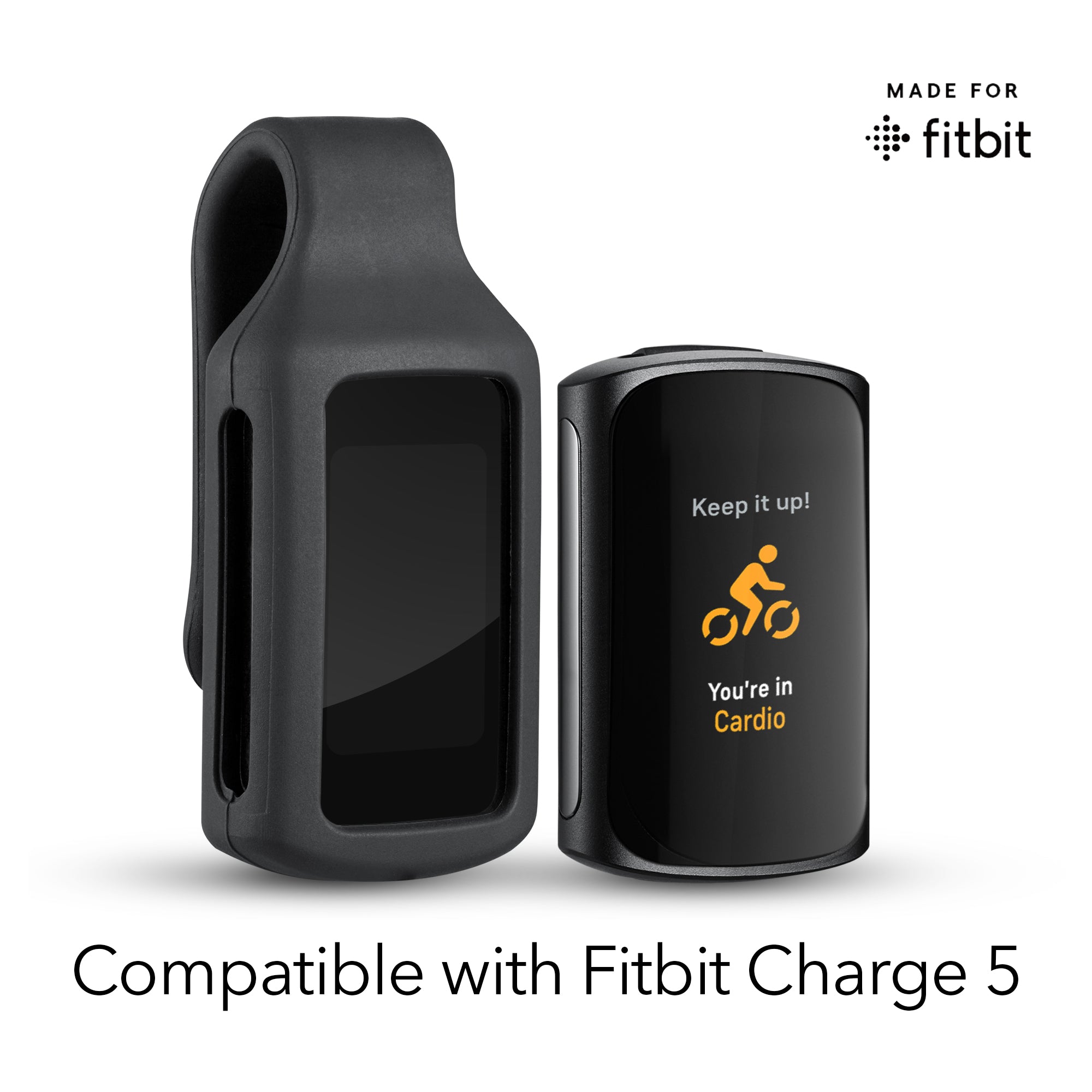 Wasserstein Fitbit Charge 5 Clip Holder | Made for Fitbit