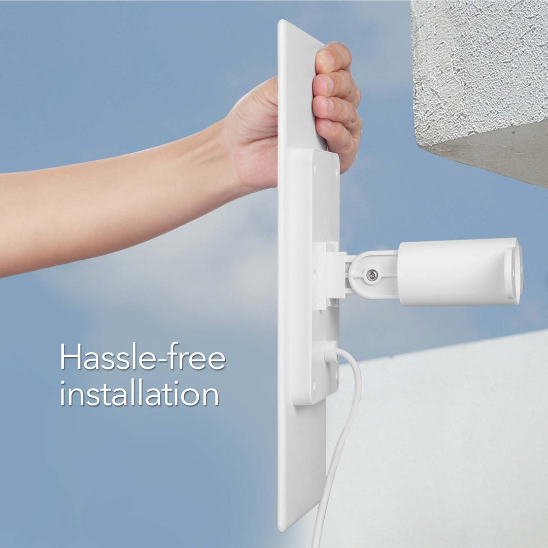 Wasserstein Solar Panel for Google Nest Cam Outdoor or Indoor, Battery Made for Google Solar Power