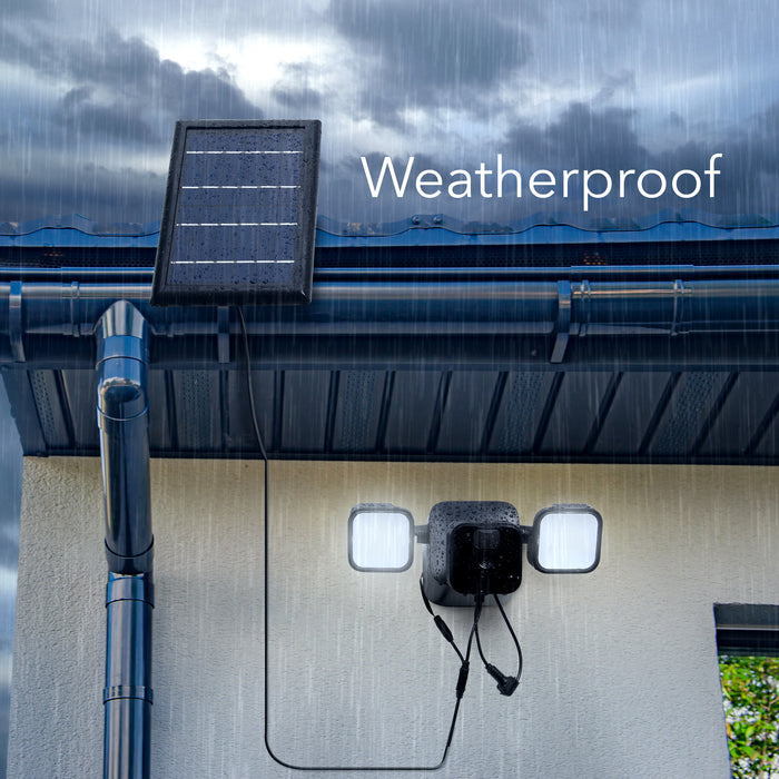 Wasserstein Solar Panel - Compatible with Blink Floodlight & Blink Outdoor Camera - Solar Power for your Blink Home Security System