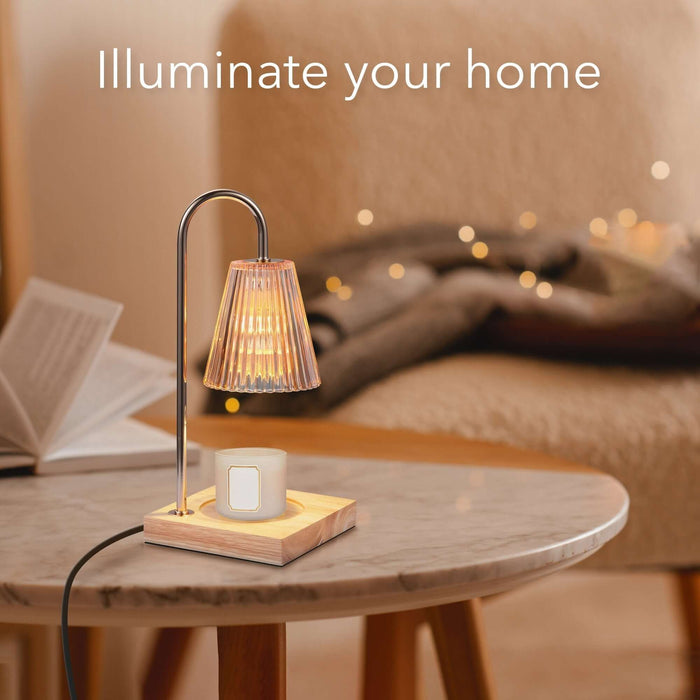 Dartwood Candle Wax Lamp Warmer | Adjustable Brightness & Timer