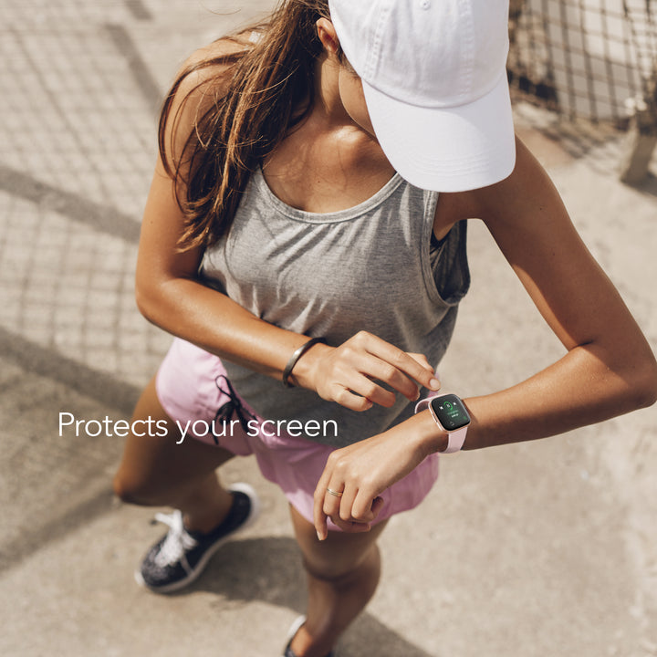 Wasserstein Fitbit Screen Protector | Made for Fitbit Sense, Versa 3 & Versa 4 | 3-Pack