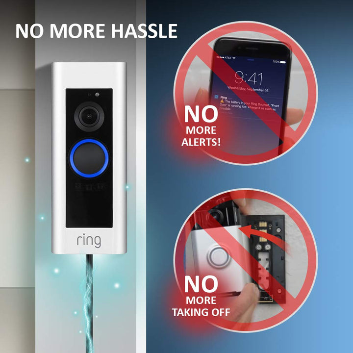 Wasserstein Power Supply for Ring Video Doorbell 1 , 2  & Pro