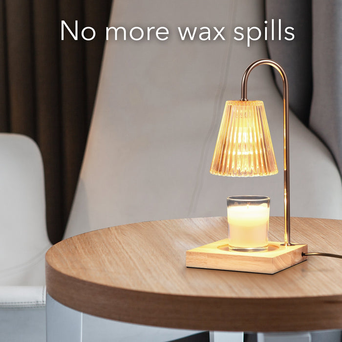 Dartwood Candle Wax Lamp Warmer | Adjustable Brightness & Timer