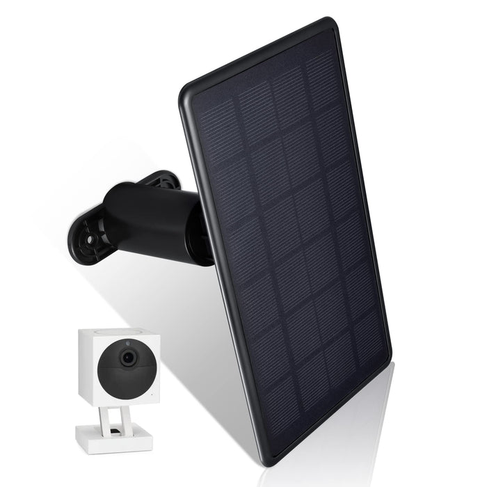 Wasserstein Solar Panel Compatible with Wyze Cam Outdoor - Plug in and Power Your Security Camera with Efficient Solar Power (Wyze Cam Outdoor NOT Included)