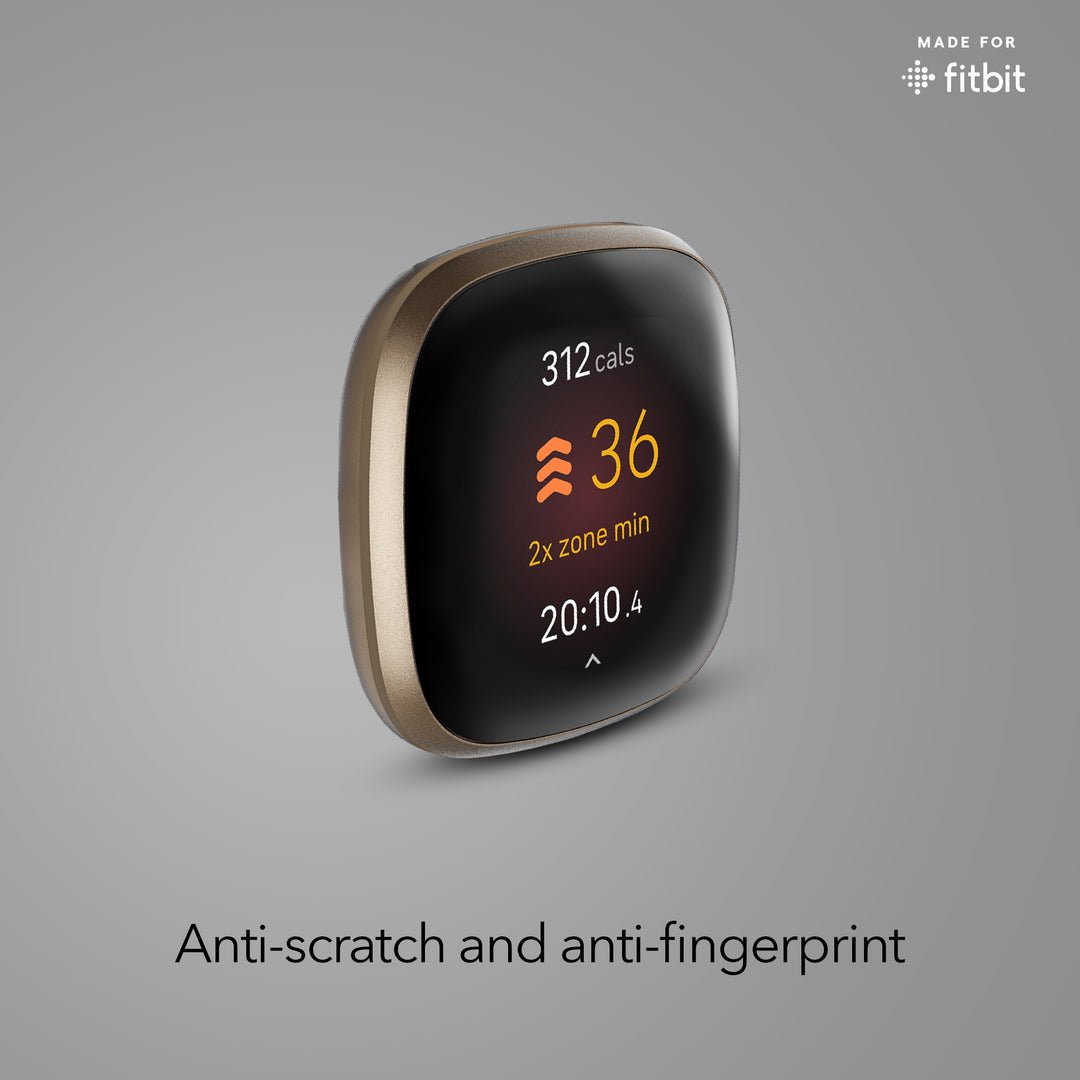 Fitbit Sense, Versa 3, Versa 4 Screen Protector (3 Pack