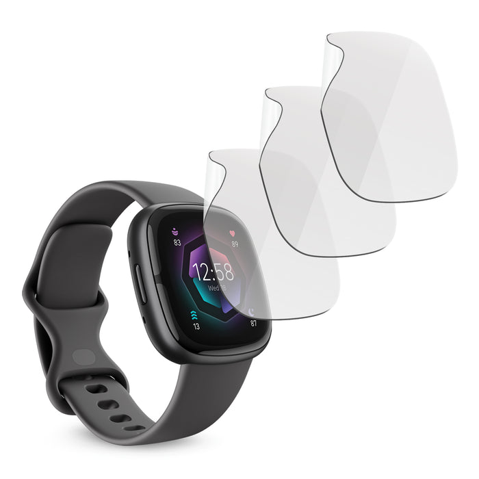 Fitbit Sense 2 Screen Protector (3 Pack, Transparent