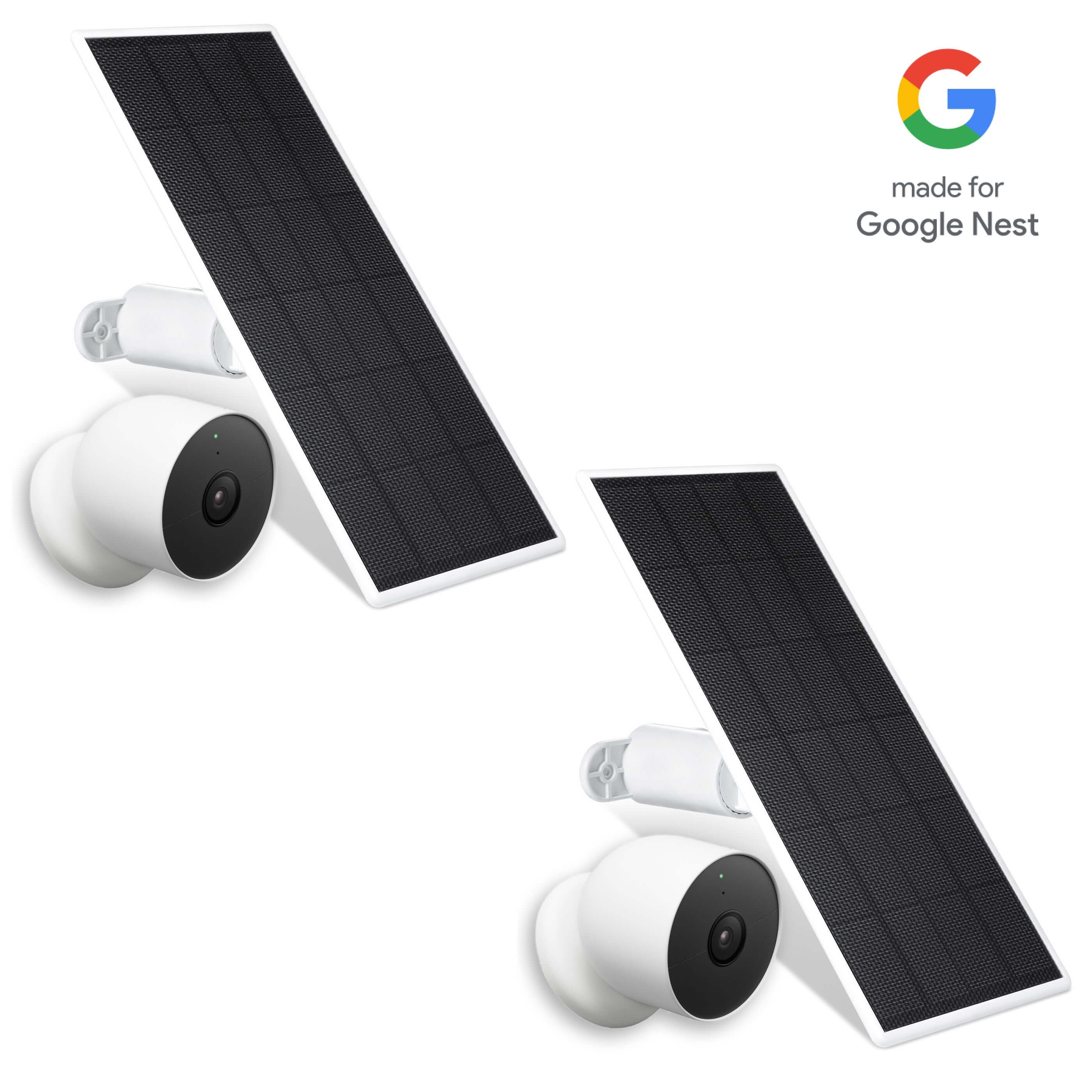 Google Nest Cam (Battery) + Wasserstein Solar Panel Bundle | Made