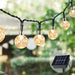 Solar Crystal Ball String Lights