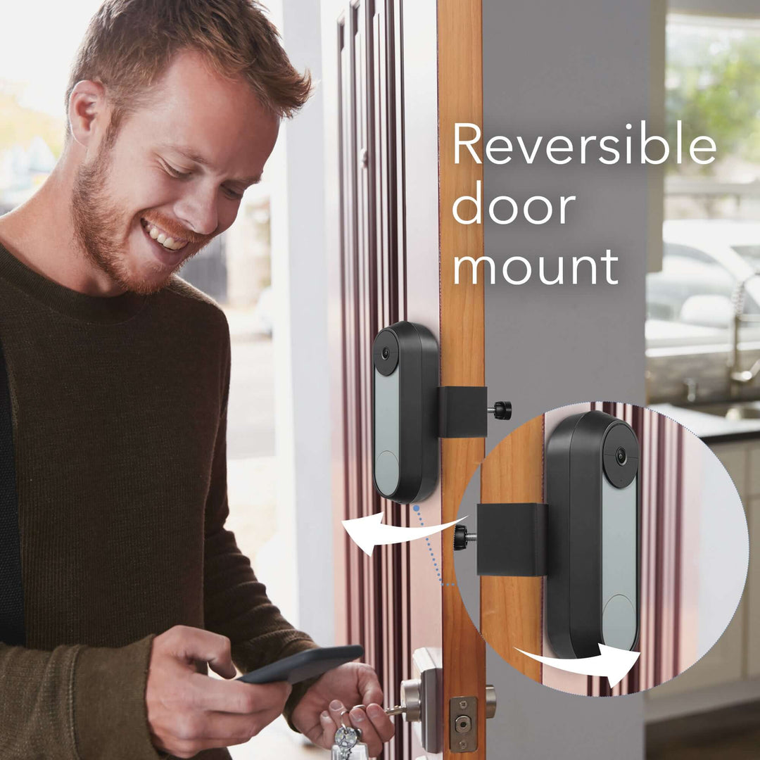 Wasserstein Mount for Google Nest Doorbell (Battery) Anti-theft
