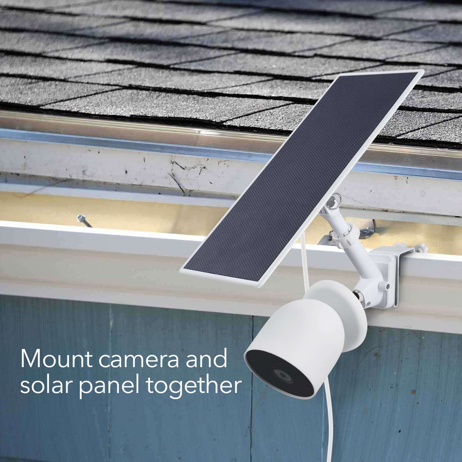 Wasserstein ソーラーパネル(Google Nest Cam 用 2個 Google Nest Cam (battery) Premium Solar Panel | Made for