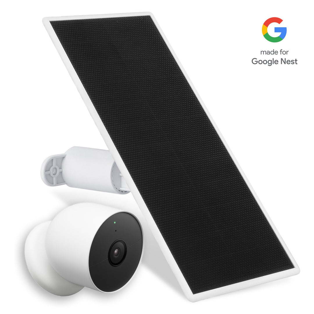 Google Nest Cam (Battery) + Wasserstein Premium Solar Panel Bundle