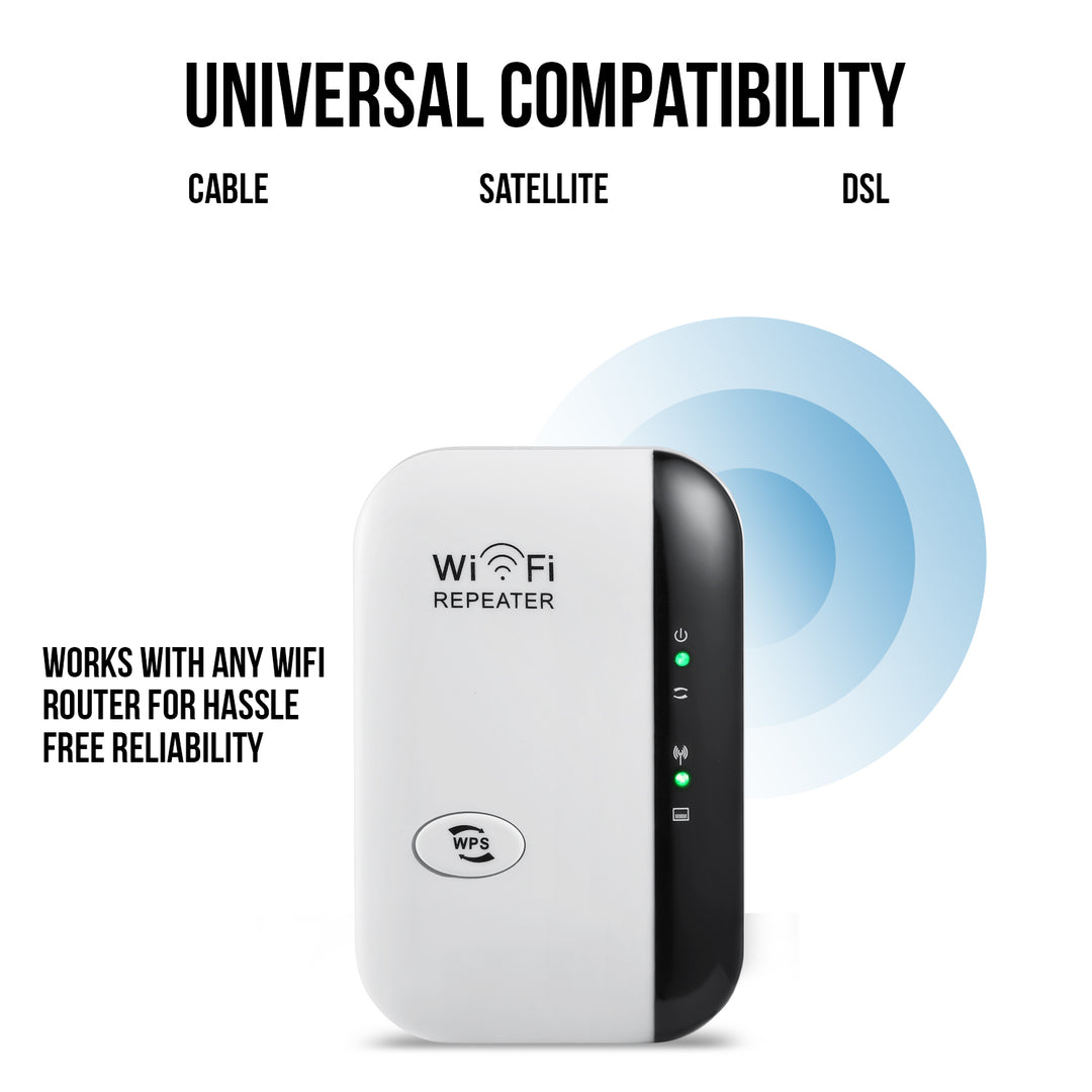 Dartwood Wi-Fi Extender & Booster | Coverage up to 1000 sq.ft | Up to 10  Devices