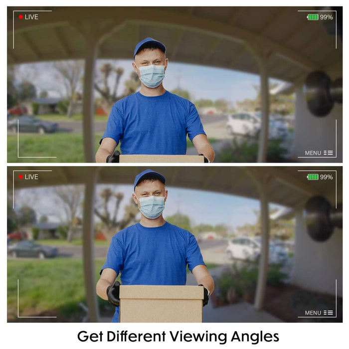Video Doorbell Vertical Adjustable Angle Mount
